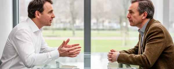 Élus CSE en discussion autour d'une table de réunion analysant des données financières