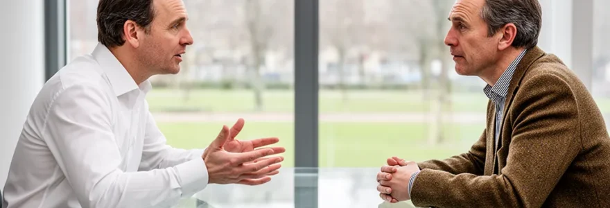 Élus CSE en discussion autour d'une table de réunion analysant des données financières